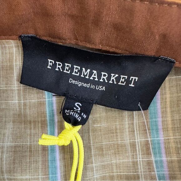 NWT Flying Tomato Freemarket Give It A Go Woven Striped Mini Shirt Dress Small - Picture 9 of 16